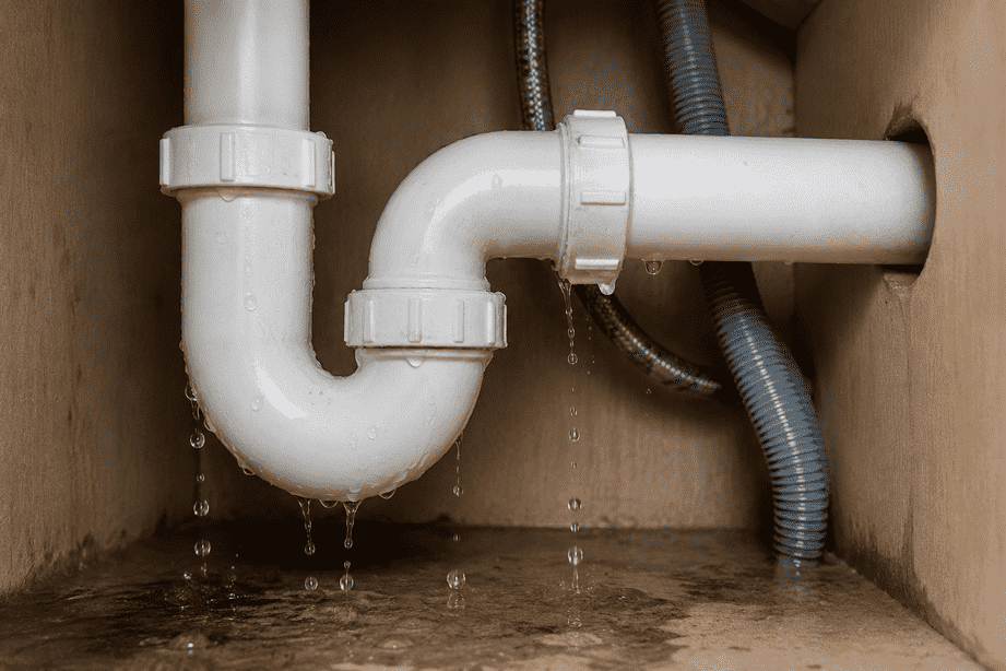 leaking drain pipes near me